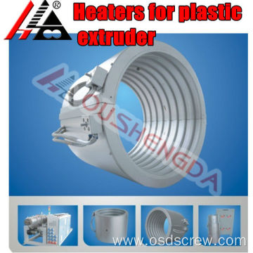 Band heater for plastic machines